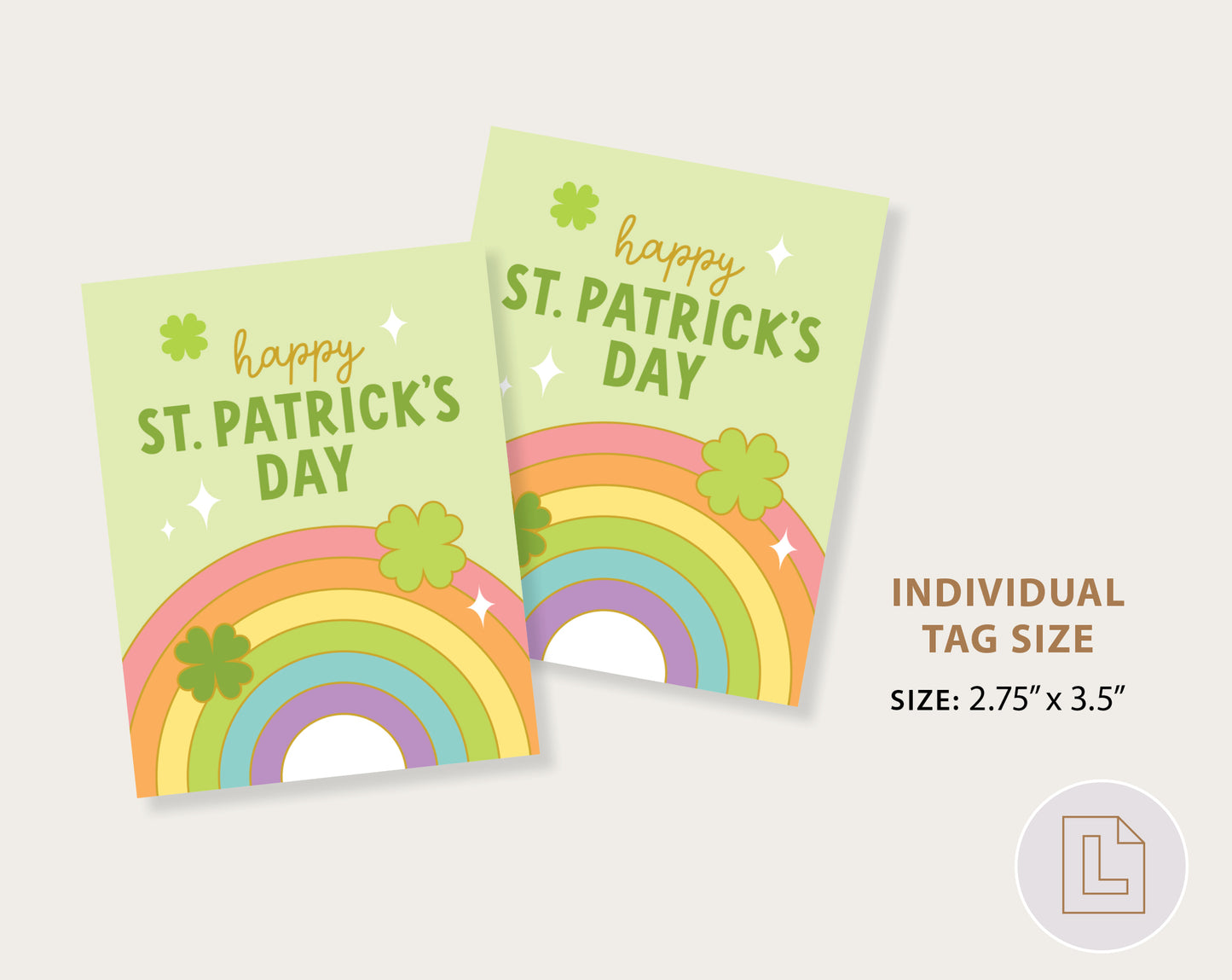St. Patrick's Day Printable Gift Tags