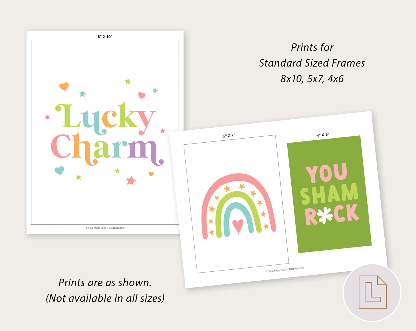 St. Patrick's Day Holiday Decor Set | Pennants, Tags, Prints