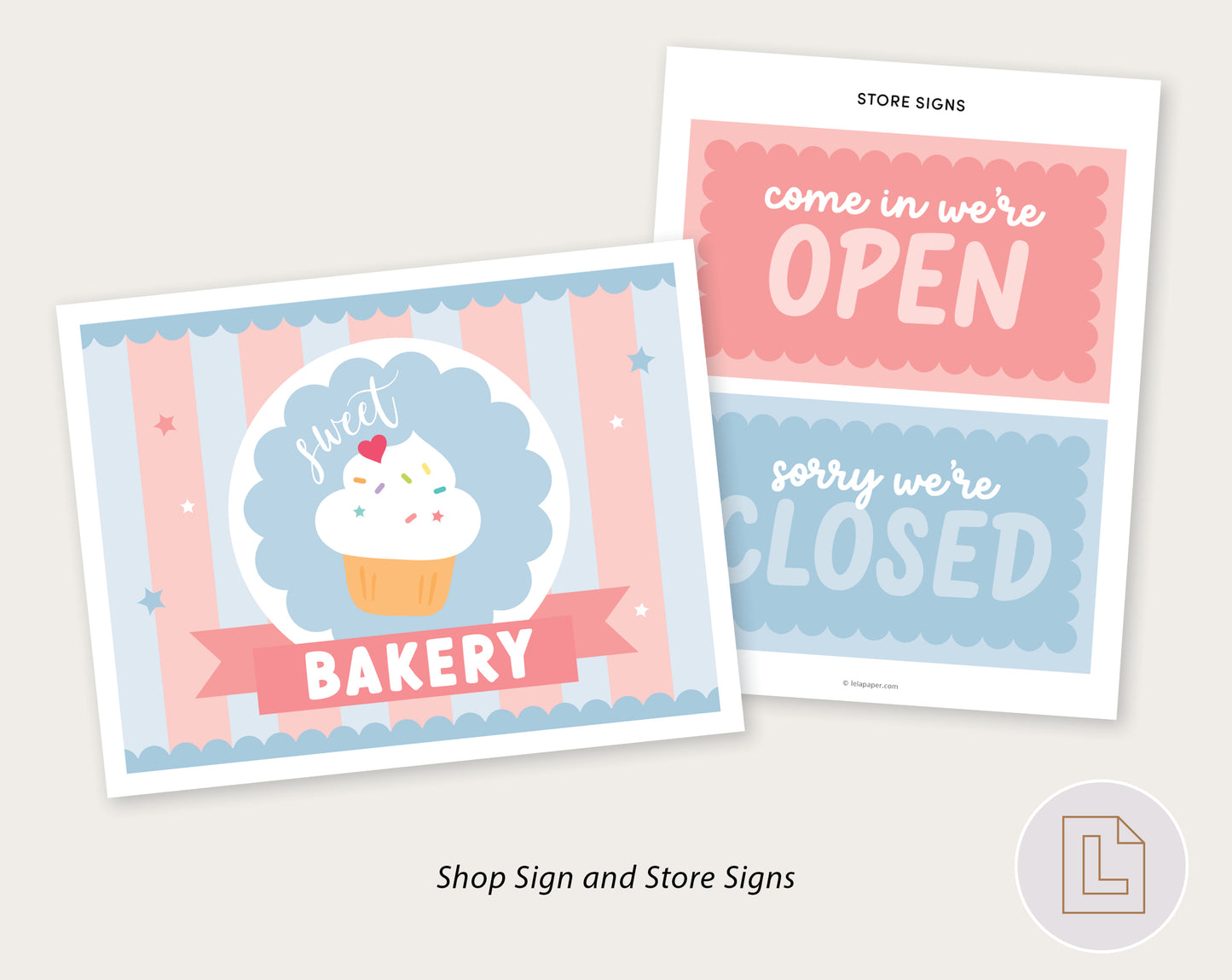 Sweet Bakery Pretend Play Printable