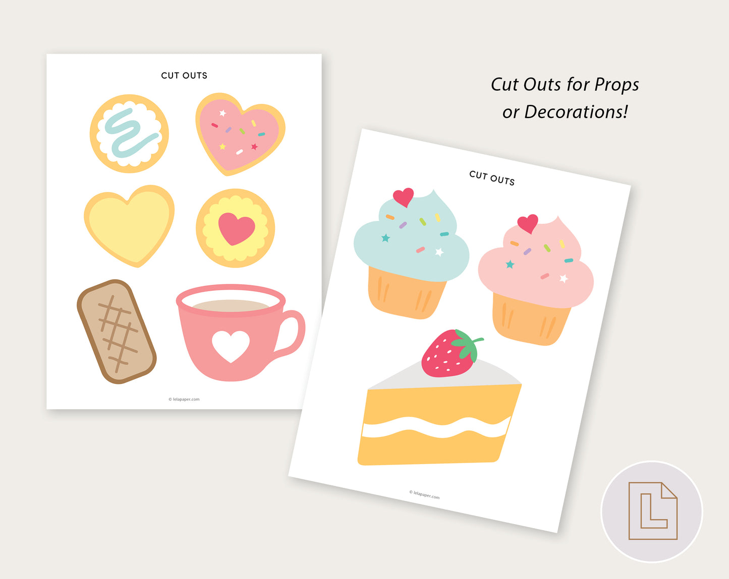 Sweet Bakery Pretend Play Printable