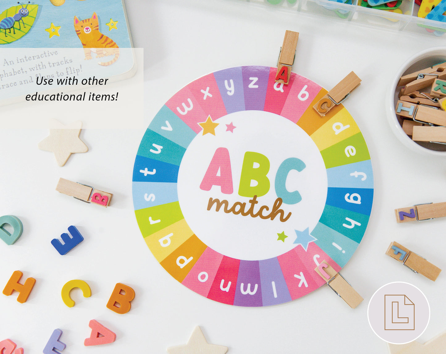 Alphabet Matching Wheel