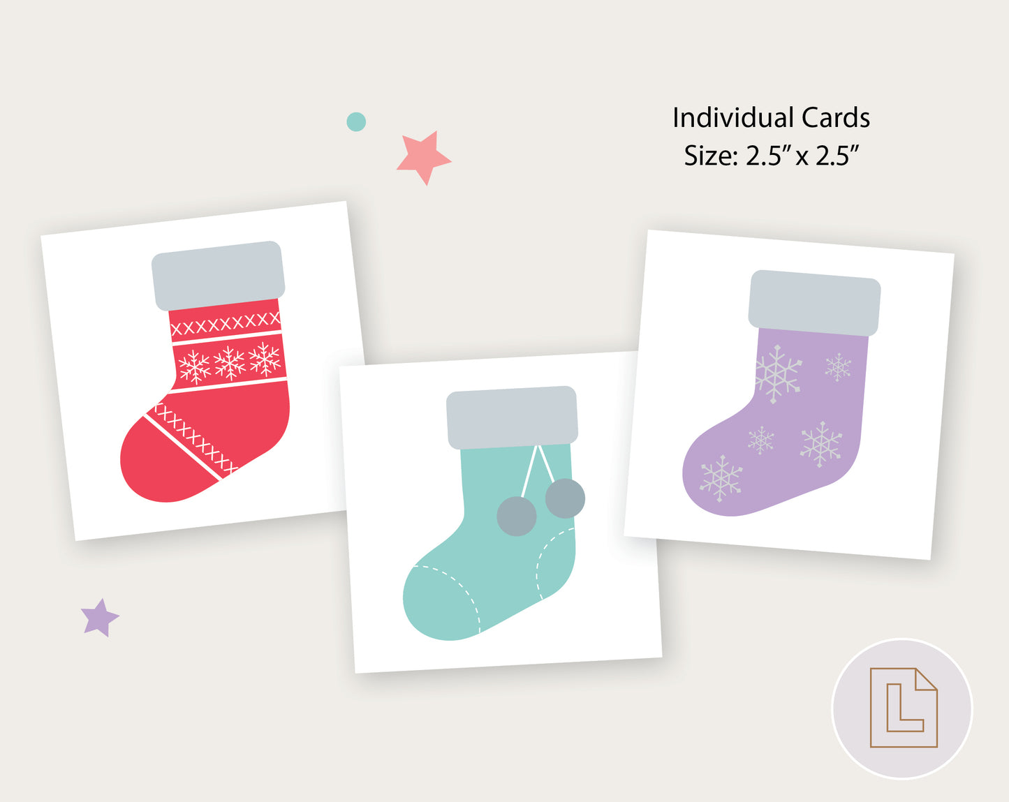 Christmas Stocking Memory Matching Game