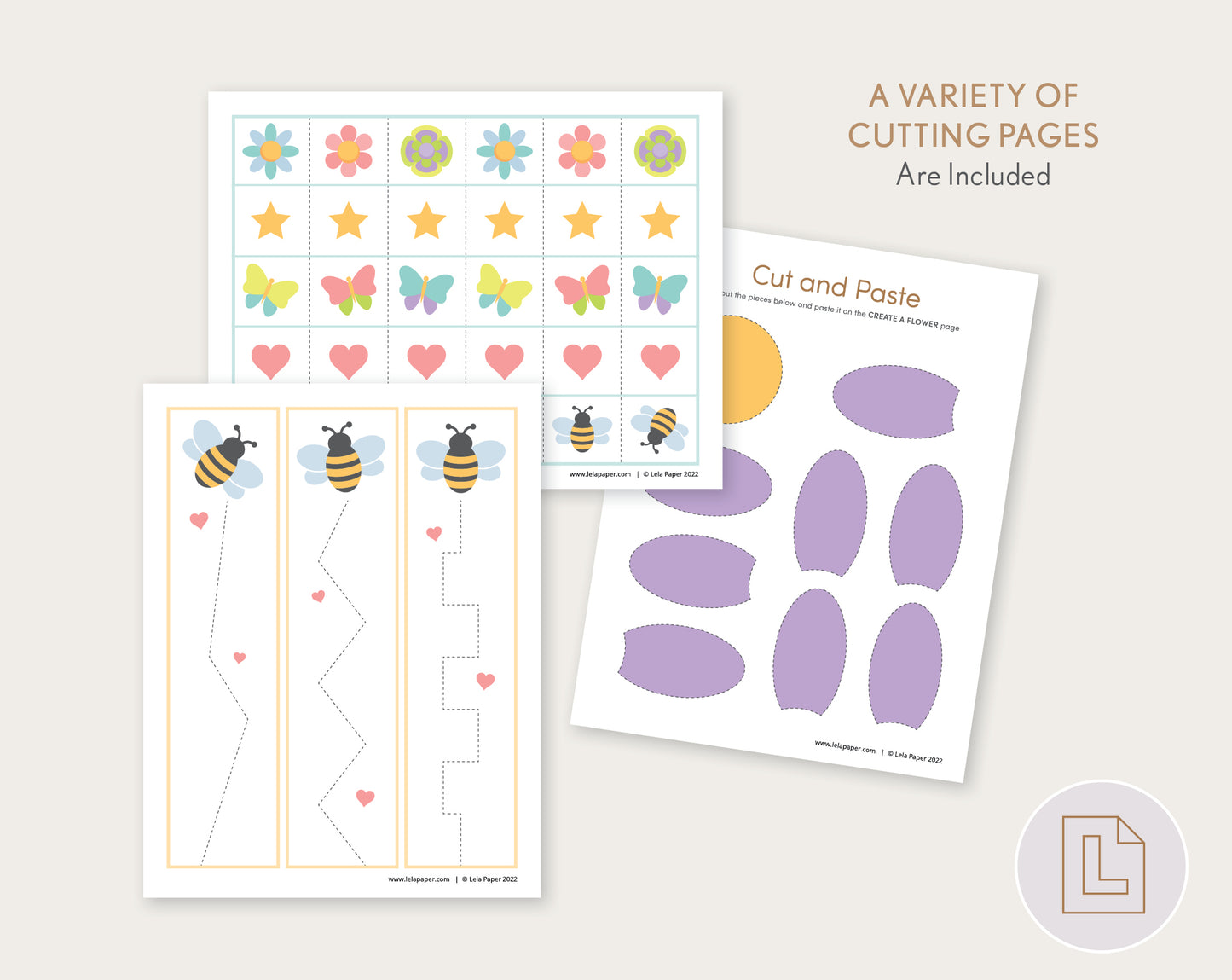 Spring Cutting Practice Strips Bundle