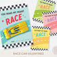 You Make My Heart Race Car Valentine Printable | Classmate Valentine Cards