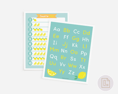 Learning Binder Set Lemonade