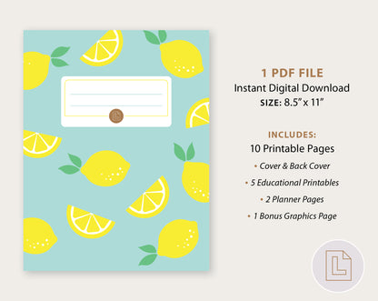 Learning Binder Set Lemonade