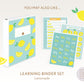 Learning Binder Lemonade – Weekly Monthly Planner Printable