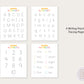 Prewriting Tracing Practice Learning Binder