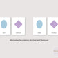 Basic Shapes Minimalist Flash Cards Printable