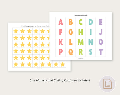 Alphabet Bingo Game