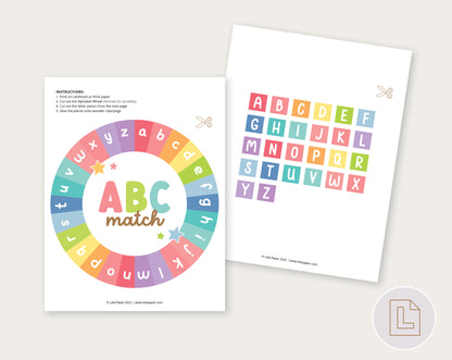 Alphabet Matching Wheel