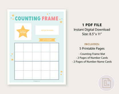 Counting Number Frame Mat