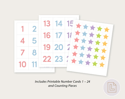 Cupcake Fine Motor Counting Game