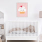 Pink Cupcake Poster Wall Art