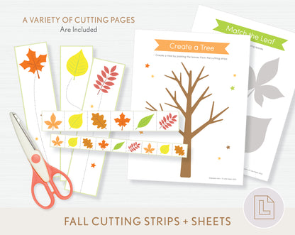 Fall Autumn Cutting Practice Strips Bundle