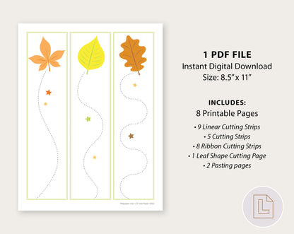 Fall Autumn Cutting Practice Strips Bundle