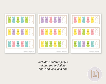 Easter Spring Pattern Learning Activity