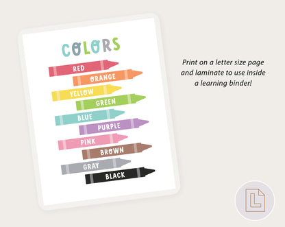 Educational Learning Poster Wall Art | Blue Gray