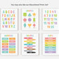 Learning Fractions | Educational Poster Wall Art