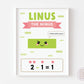 Gus the Plus Linus the Minus Wall Art Poster