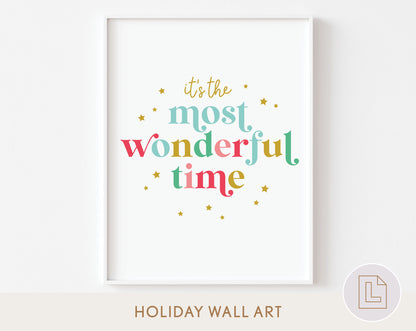 Most Wonderful Time Wall Art