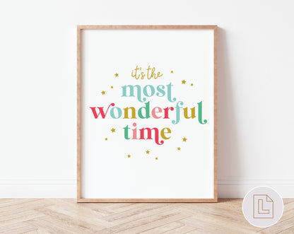 Most Wonderful Time Wall Art