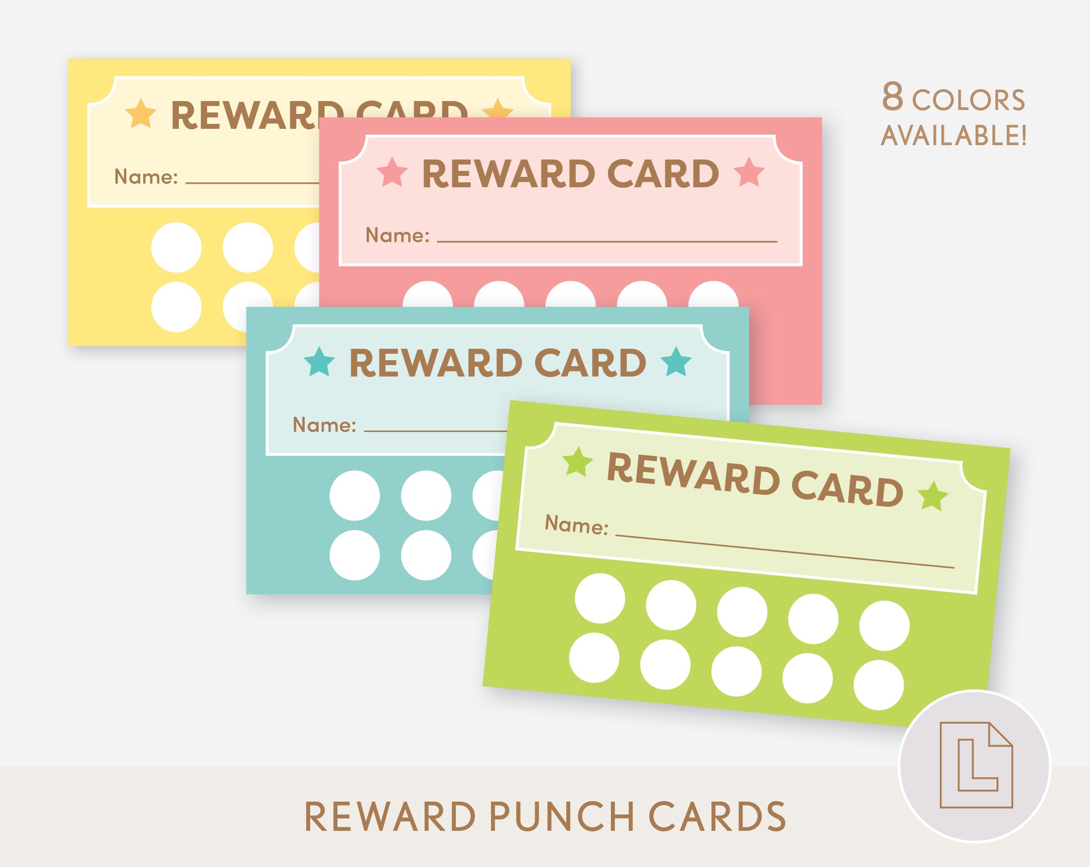 Kids Rewards Card Printable – Lela Paper