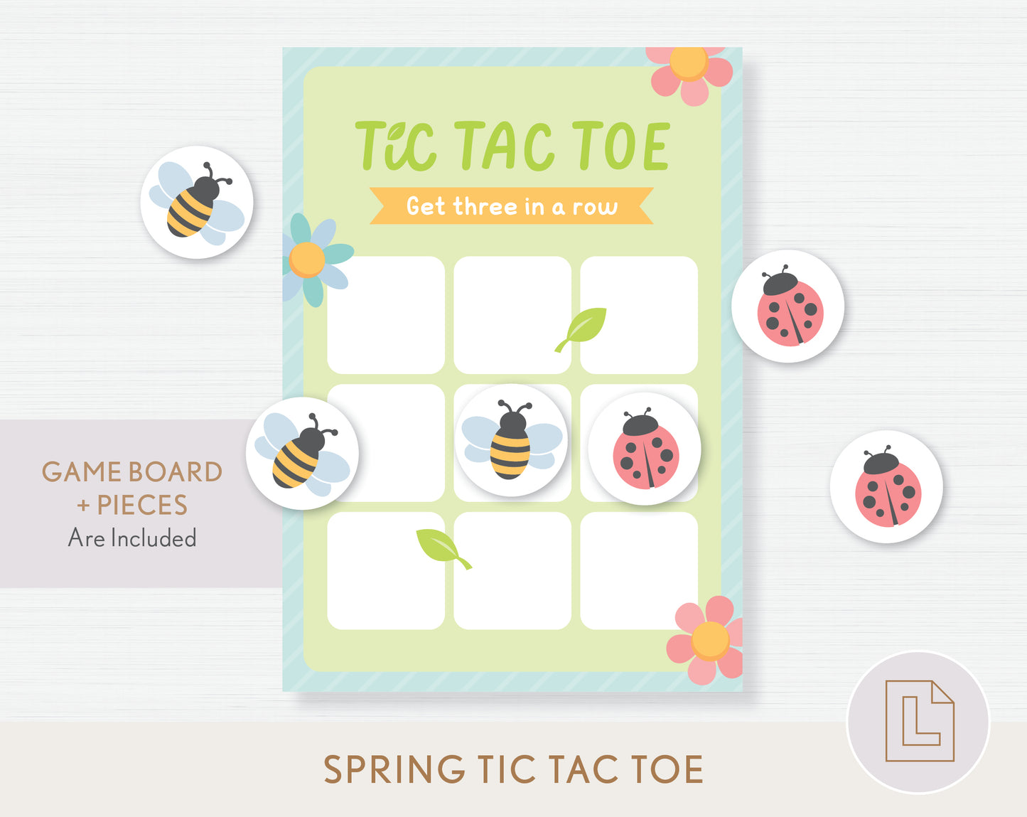 Spring Tic Tac Toe Game