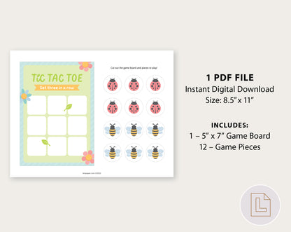 Spring Tic Tac Toe Game