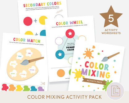 Color Mixing Activity Pack Printable Worksheets