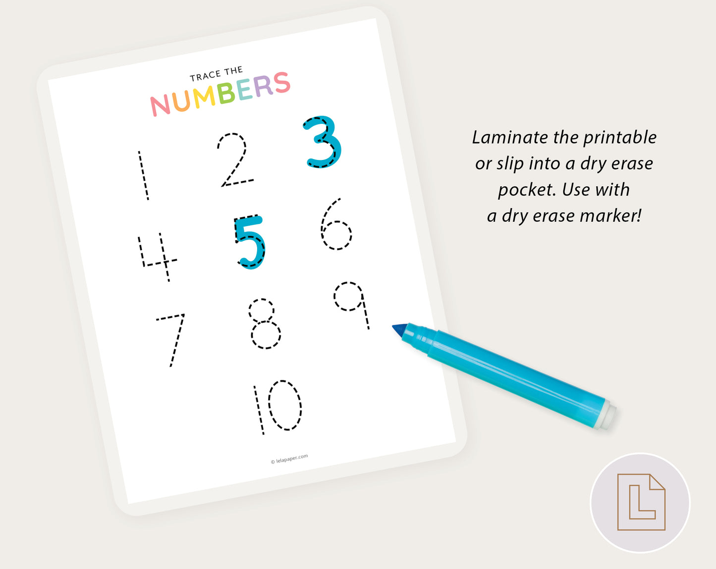 Alphabet Number Tracing Sheets