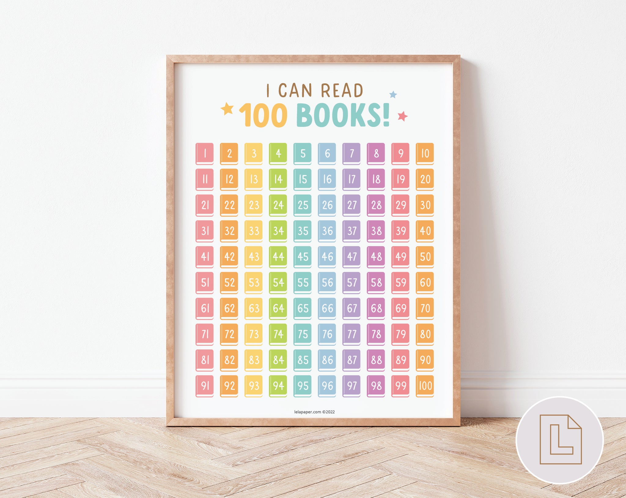 Book Reading Chart – Lela Paper