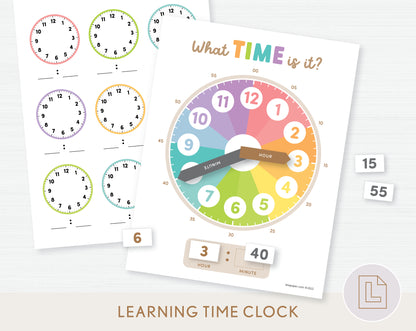 Telling Time Clock Activity
