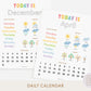 Daily Circle Time Traceable Calendar