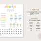 Daily Circle Time Traceable Calendar
