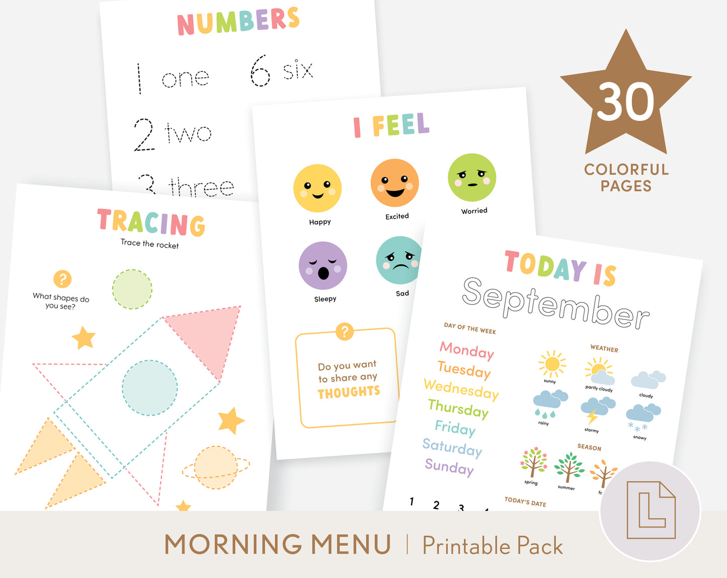 Morning Menu - Educational