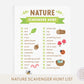 Nature Scavenger Hunt List