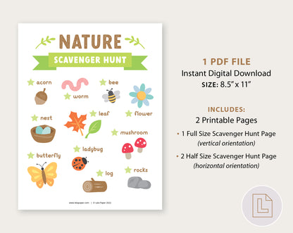 Nature Scavenger Hunt